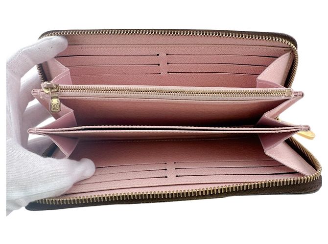 Louis Vuitton Monogram Zippy Wallet Braun Pink Monogramm - Ansicht 8