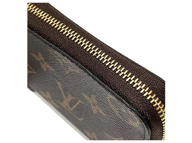 Cartera Louis Vuitton Zippy Coin Purse Castaño Monograma - vista 8