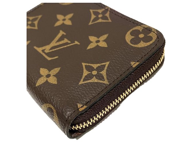 Cartera Louis Vuitton Zippy Coin Purse Castaño Monograma - vista 9