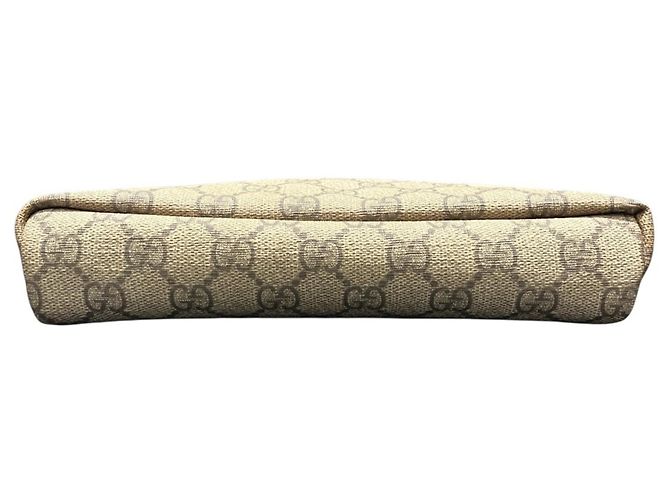 Borsa a tracolla Gucci GG Supreme in pelle Marrone Beige - vista 3