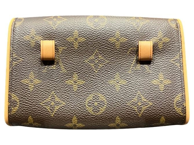 Borsa a tracolla Florentine Louis Vuitton Marrone - vista 2