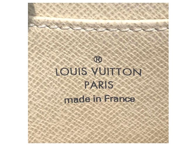 Portafoglio Louis Vuitton Zippy Coin Purse Bianco - vista 4