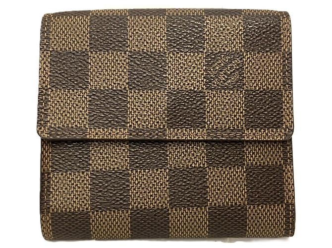 Cartera Tri-fold Elise Louis Vuitton Castaño - vista 2
