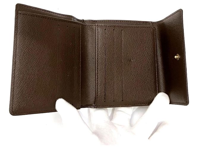 Cartera Tri-fold Elise Louis Vuitton Castaño - vista 3