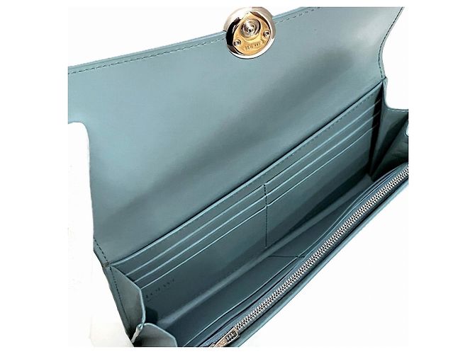 Monedero de piel azul Loewe - vista 3