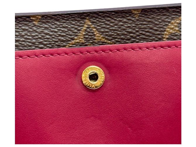 Louis Vuitton Monogram Bi-fold Wallet Braun Pink Monogramm - Ansicht 14