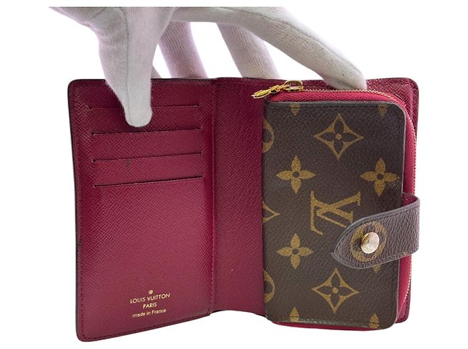 Louis Vuitton Monogram Bi-fold Wallet Braun Pink Monogramm - Ansicht 6