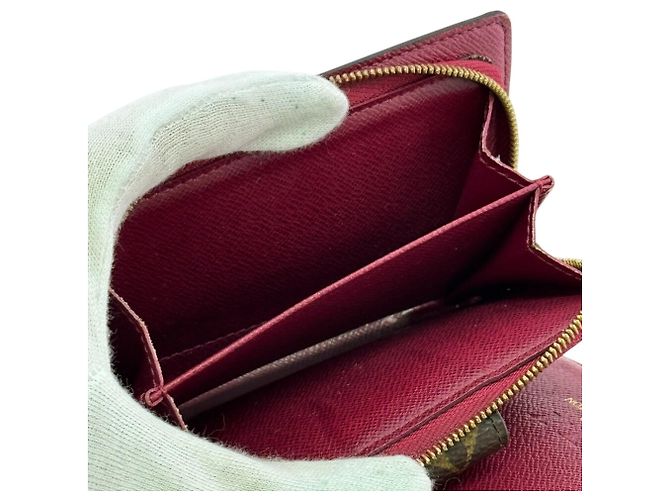 Louis Vuitton Monogram Bi-fold Wallet Braun Pink Monogramm - Ansicht 9