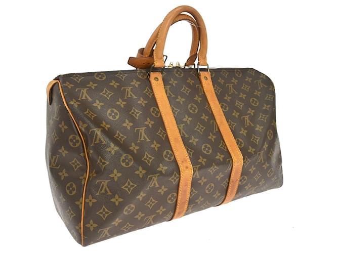 Louis Vuitton Keepall Monogram Canvas 45 Marrone - vista 2