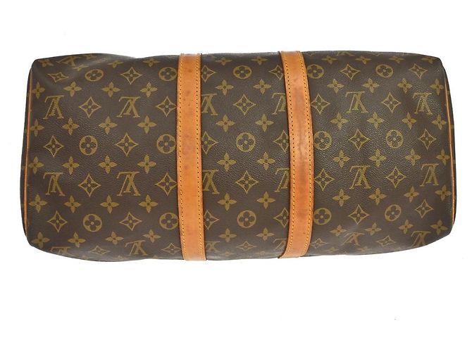 Louis Vuitton Keepall Monogram Canvas 45 Marrone - vista 3