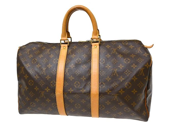 Louis Vuitton Keepall Monogram Canvas 45 Marrone - vista 2