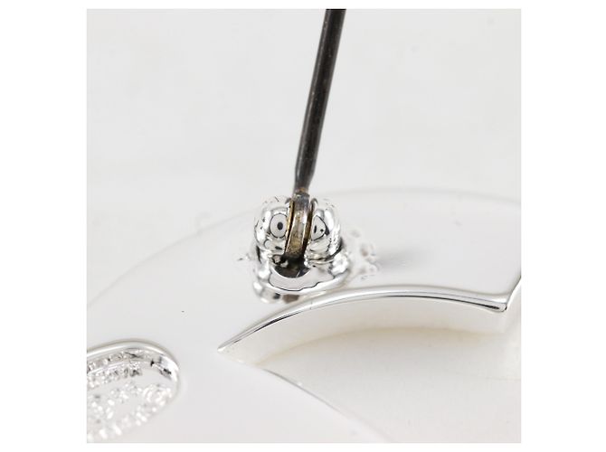 Chanel Coco Mark Logo Brosche Silber - Ansicht 4