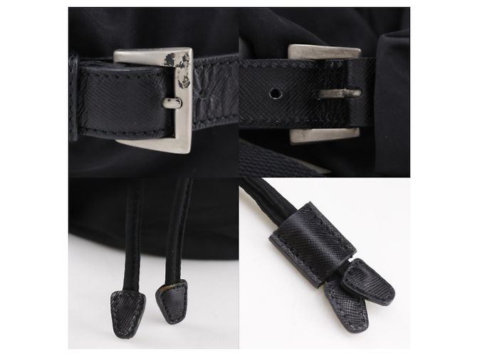 Zaino in nylon Prada nero - vista 12