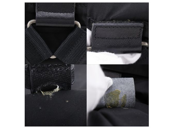 Zaino in nylon Prada nero - vista 13