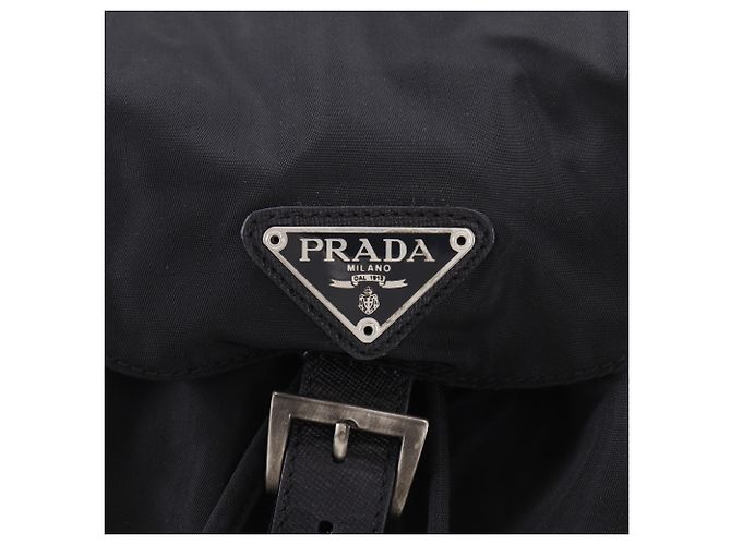 Zaino in nylon Prada nero - vista 15