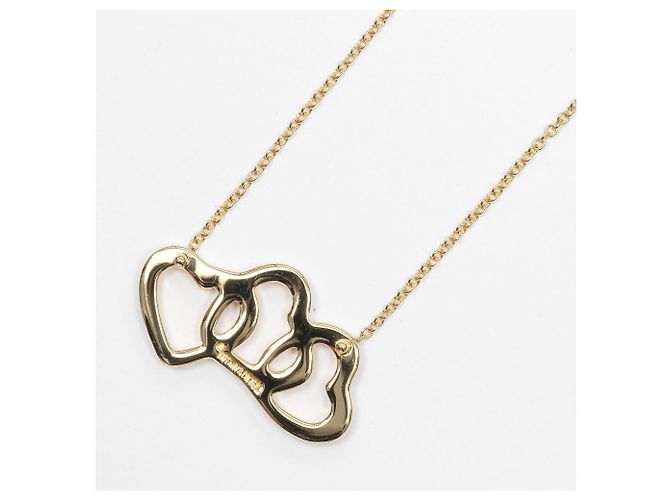 Tiffany & Co. Triple Heart Halskette aus 18K Gelbgold - Ansicht 3