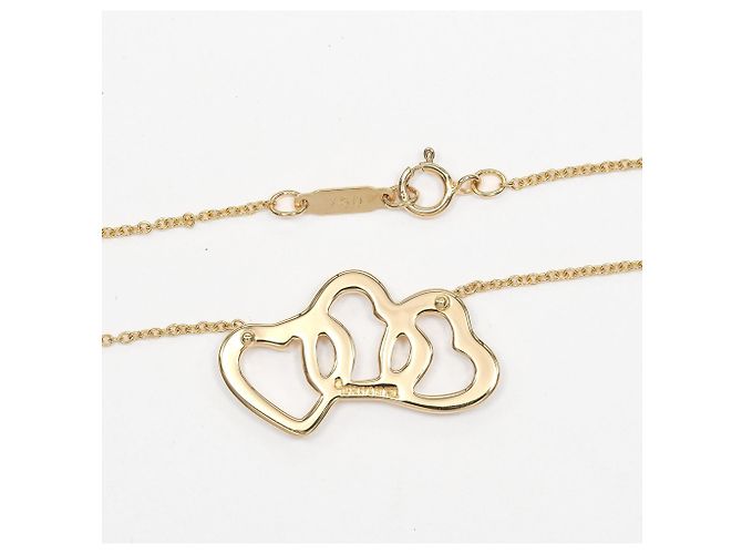 Tiffany & Co. Triple Heart Halskette aus 18K Gelbgold - Ansicht 5
