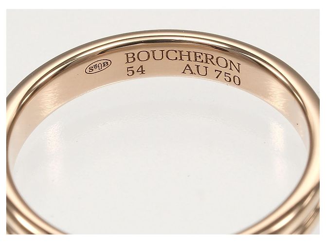 Anello Godron Boucheron in oro rosa 18K - vista 4
