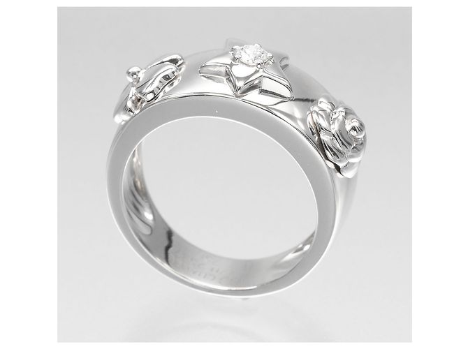 Chanel Three Symbols Bandring aus 18K Weißgold - Ansicht 3