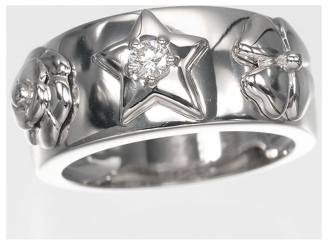 Chanel Three Symbols Bandring aus 18K Weißgold - Ansicht 4