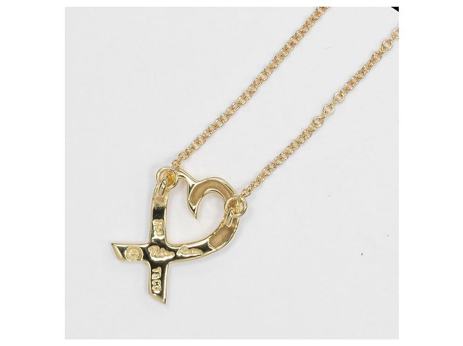 Collana Tiffany & Co. Loving Heart in oro giallo 18K - vista 3