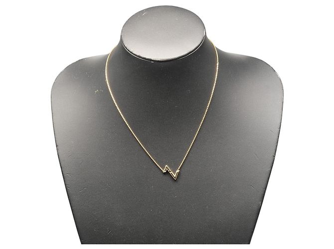 Collana Louis Vuitton Vault Upside Down in oro giallo 18K - vista 2
