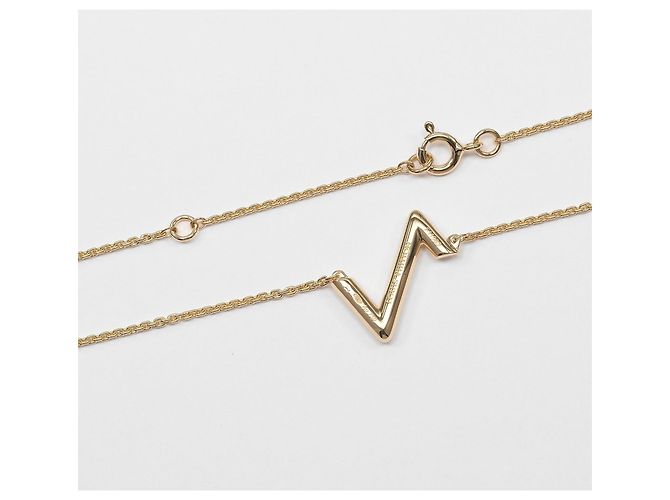 Collana Louis Vuitton Vault Upside Down in oro giallo 18K - vista 6