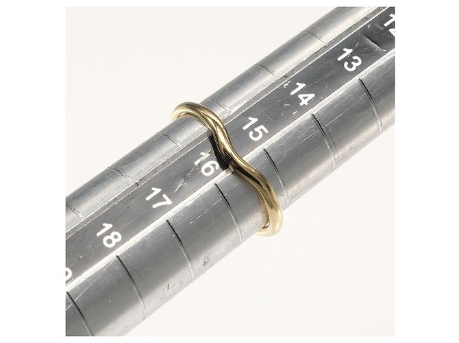 Anello a fascia curva Tiffany & Co. in oro giallo 18K - vista 10