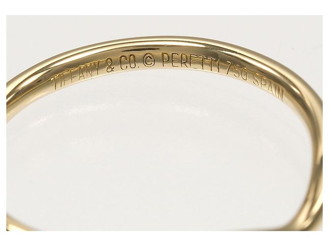 Anello a fascia curva Tiffany & Co. in oro giallo 18K - vista 4