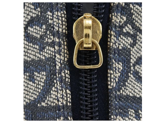 Borsa Double Saddle Christian Dior in blu navy - vista 16