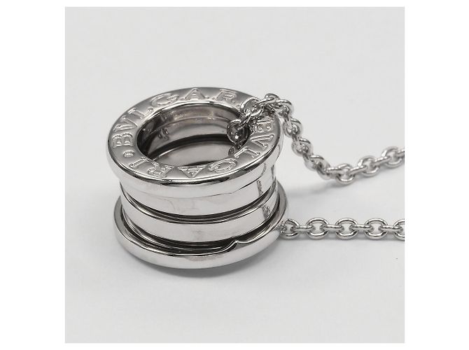 Bulgari Collana Bvlgari B.zero1 in oro bianco - vista 4