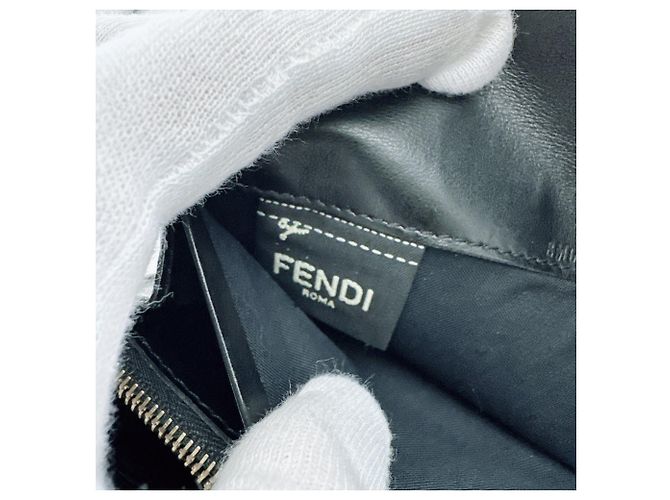Langer Fendi Geldbeutel in Schwarz - Ansicht 10