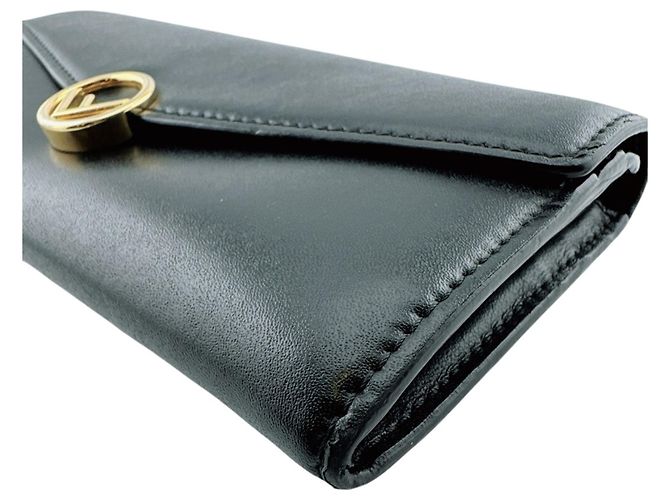 Langer Fendi Geldbeutel in Schwarz - Ansicht 4