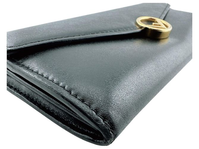 Langer Fendi Geldbeutel in Schwarz - Ansicht 5