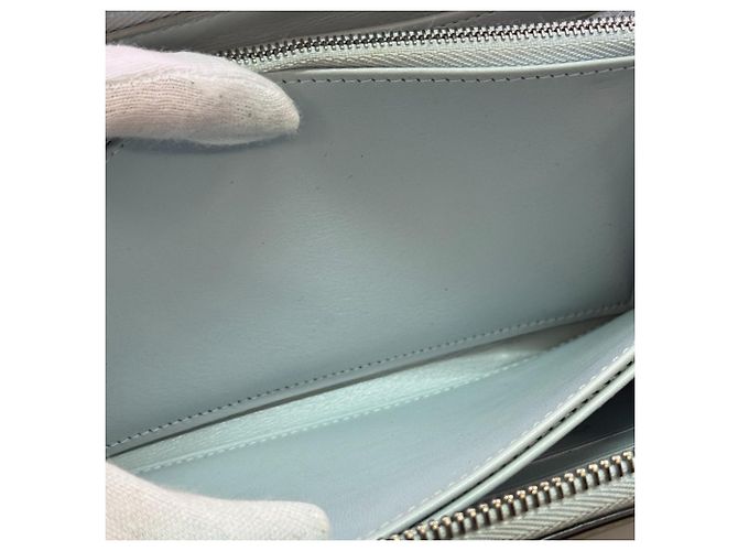 Zippy Louis Vuitton Mahina Blue Long Wallet Blau - Ansicht 12