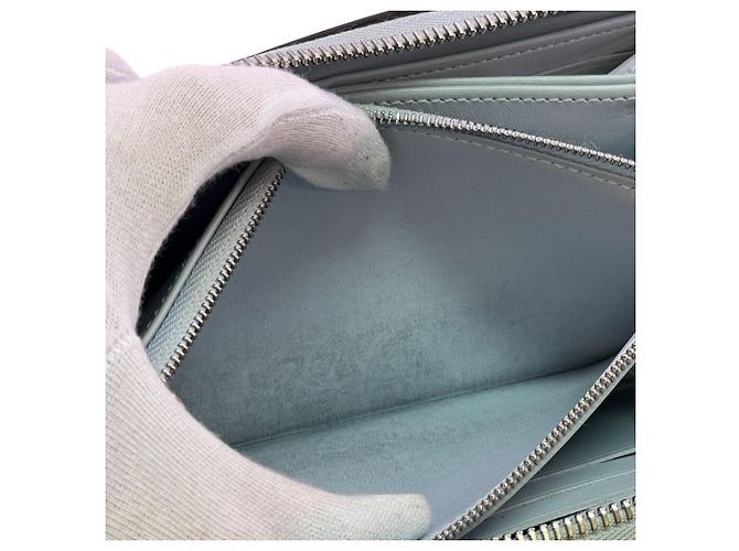 Zippy Louis Vuitton Mahina Blue Long Wallet Blau - Ansicht 15