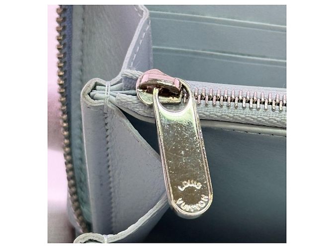 Zippy Louis Vuitton Mahina Blue Long Wallet Blau - Ansicht 8