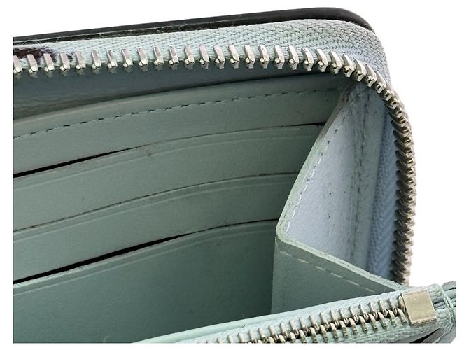 Zippy Louis Vuitton Mahina Blue Long Wallet Blau - Ansicht 9