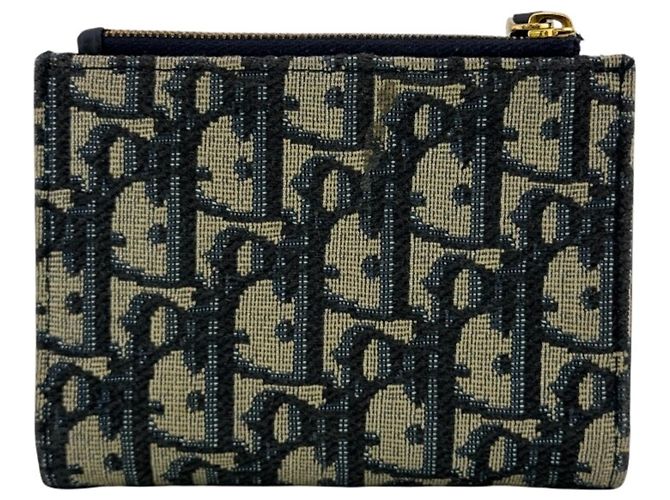 Cartera de doble pliegue Christian Dior Dior Montaigne 30, Navy Azul marino - vista 2