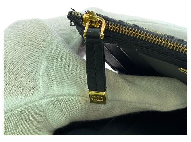 Cartera de doble pliegue Christian Dior Dior Montaigne 30, Navy Azul marino - vista 8