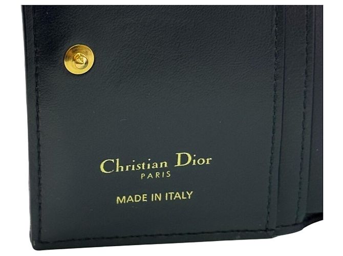 Cartera de doble pliegue Christian Dior Dior Montaigne 30, Navy Azul marino - vista 9