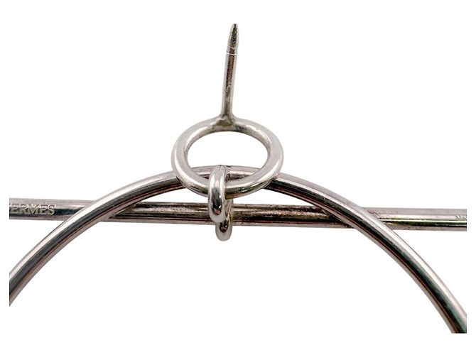Hermès Brincos Loop MM Silver Stud HERMES Prata - vista 5
