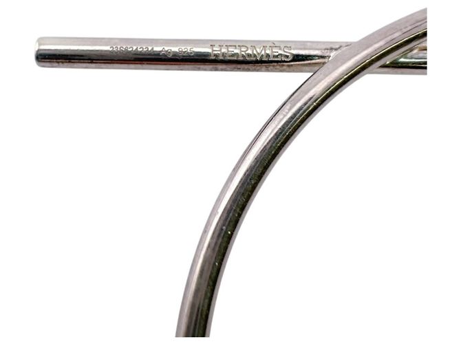 Hermès Brincos Loop MM Silver Stud HERMES Prata - vista 6