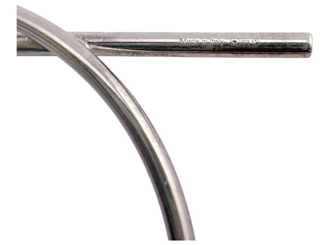 Hermès Brincos Loop MM Silver Stud HERMES Prata - vista 7