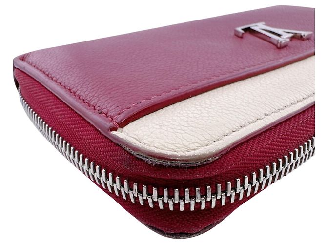 Louis Vuitton Zippy Lockme Long Wallet Braun Rot - Ansicht 3