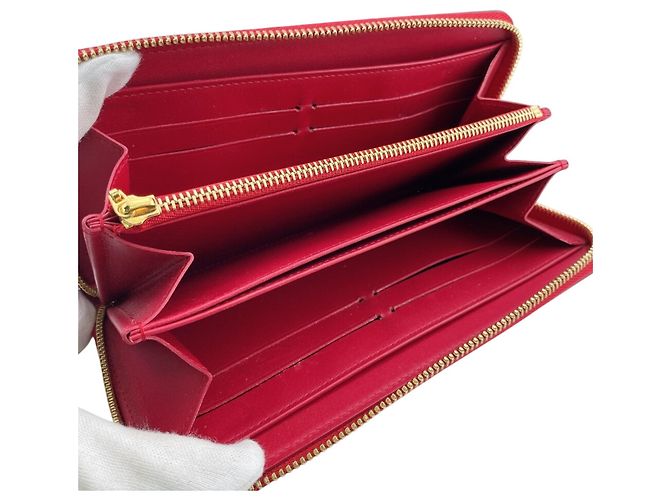 Louis Vuitton Monogram Vernis Long Wallet Rot - Ansicht 5