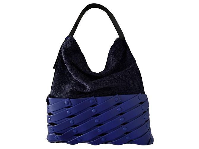 Bolso Issey Miyake Spiral Grid 38 - Ultra Violet Azul Morado oscuro - vista 13