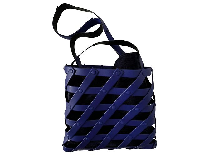 Bolso Issey Miyake Spiral Grid 38 - Ultra Violet Azul Morado oscuro - vista 5