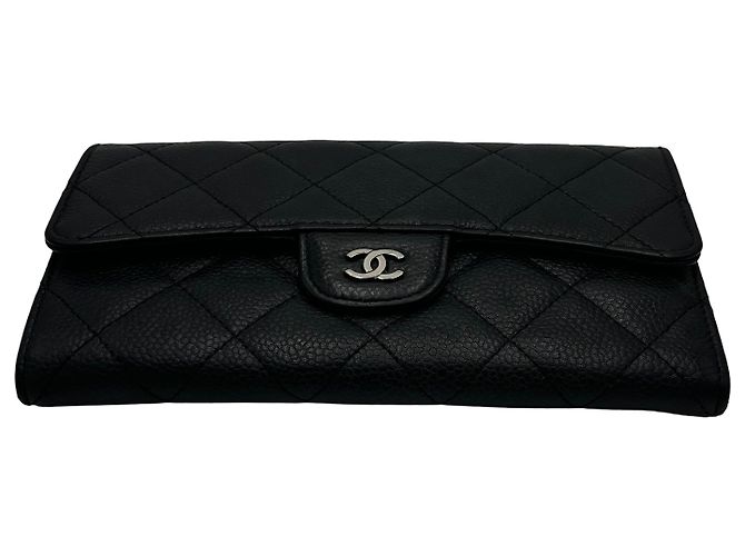 Boy Chanel Timeless Long Wallet aus Lammleder medium Schwarz - Ansicht 6