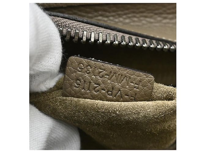 Céline Celine Luggage Grainy Leather Mini Castaño - vista 5